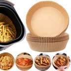 Air Fryer Paper Liners Non-Stick Heat-Resistant Raised Edge