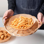 Air Fryer Paper Liners Non-Stick Heat-Resistant Raised Edge