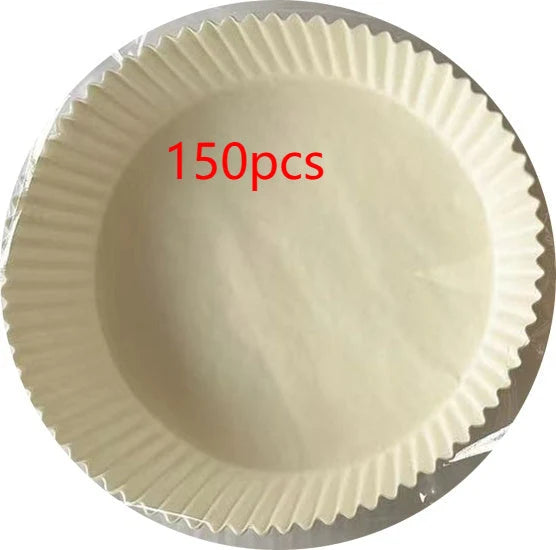Air Fryer Paper Liners Non-Stick Heat-Resistant Raised Edge