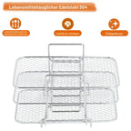 Air Fryer Rack 3-Tier Removable Stainless Steel