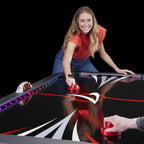 Air Hockey Table LED Light-Up High-Speed Includes Pucks