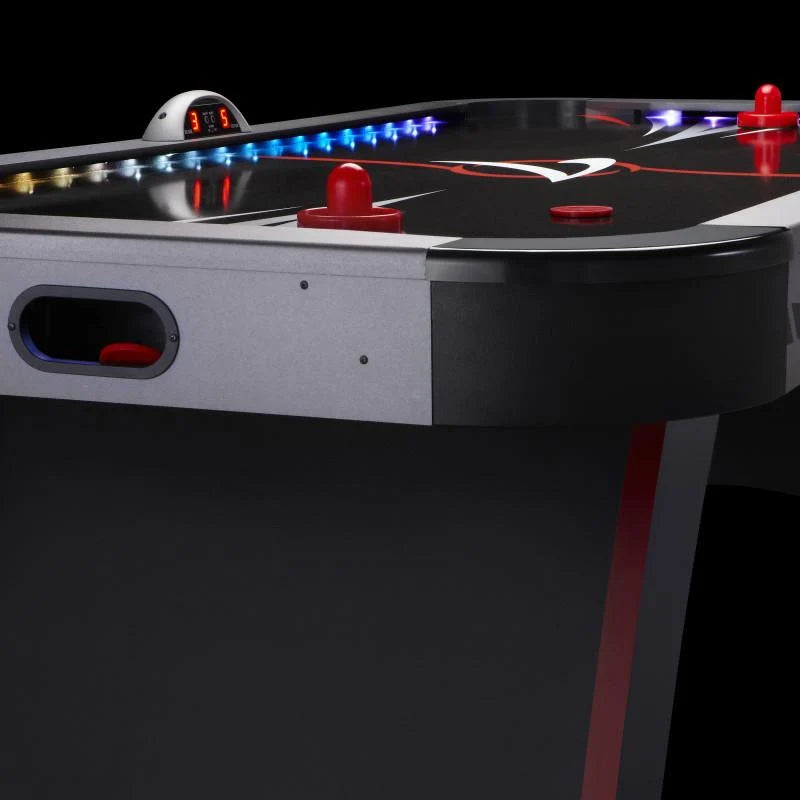 Air Hockey Table LED Light-Up High-Speed Includes Pucks