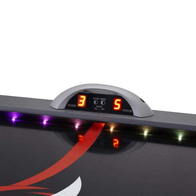 Air Hockey Table LED Light-Up High-Speed Includes Pucks
