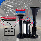 Air Horn Kit Dual Horn Compressor 130 dB