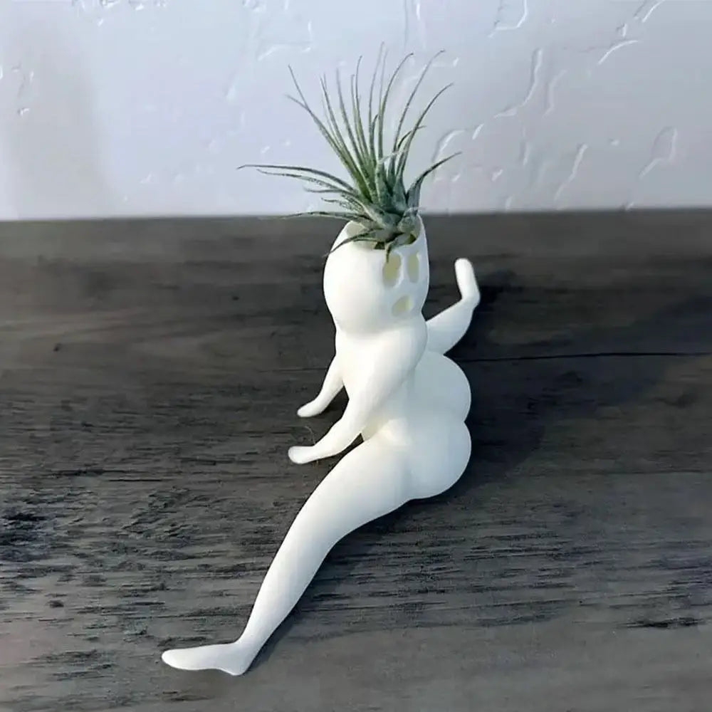 Air Plant Planter Resin Ghost Design Compact