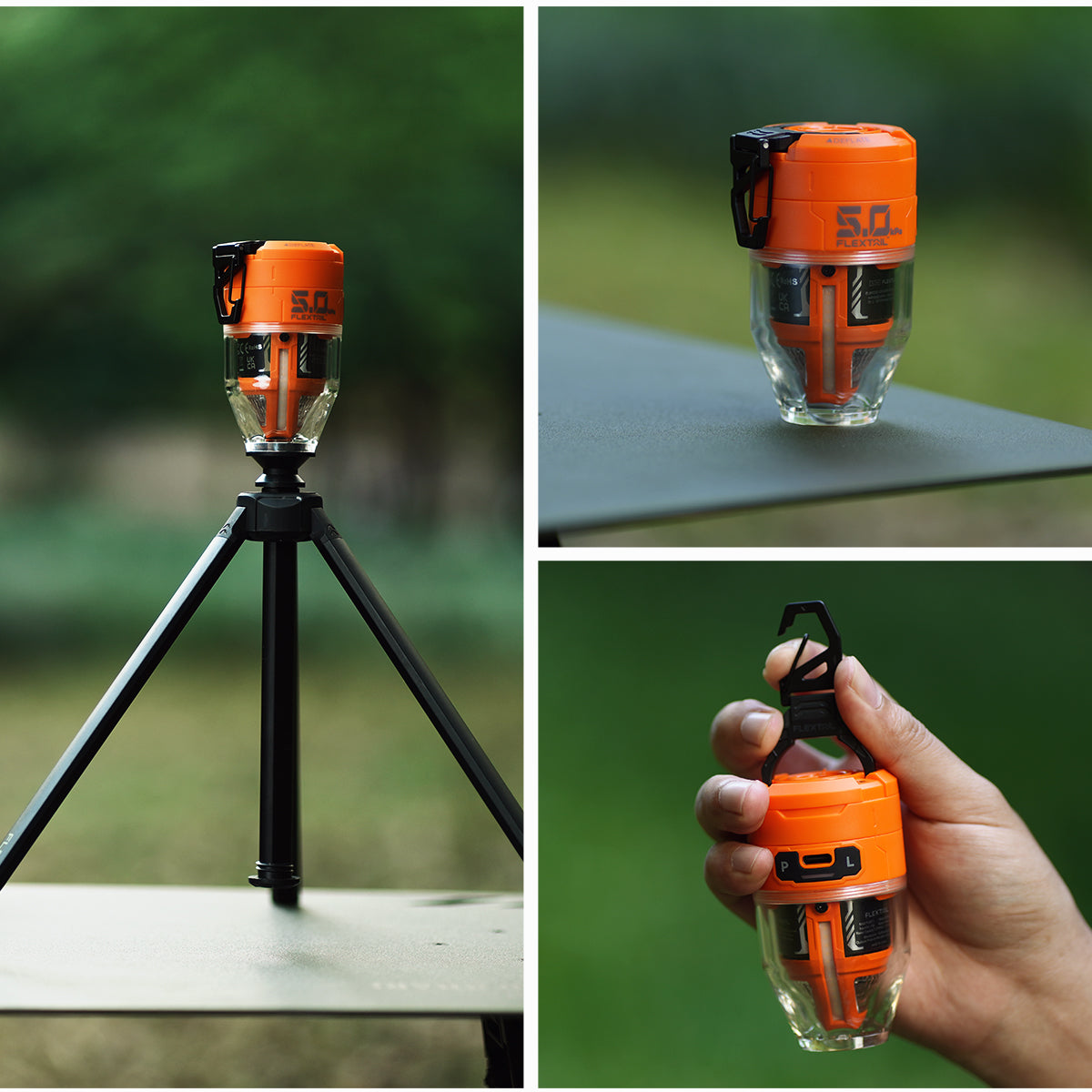 Air Pump Compact Fast Inflation LED Lantern