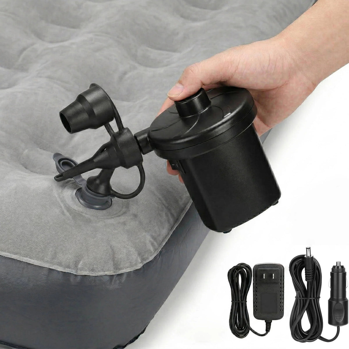 Air Pump Fast Inflation Car & Home Three Nozzles
