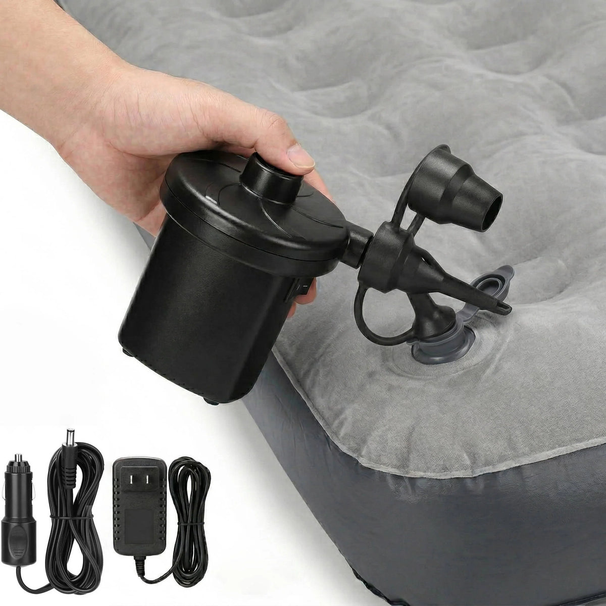 Air Pump Fast Inflation Dual Power Car & Home