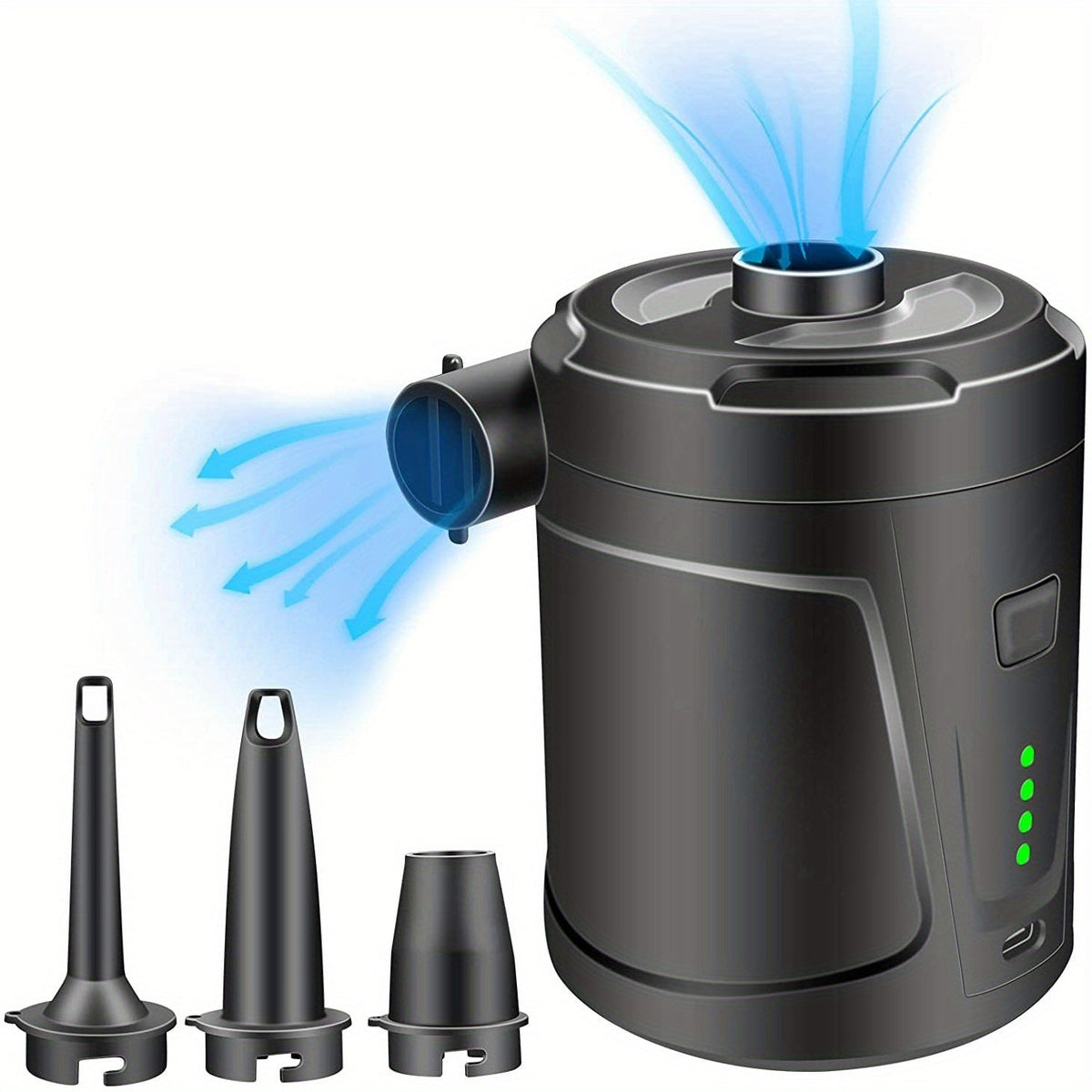 Air Pump USB Rechargeable Cordless Quick Inflation