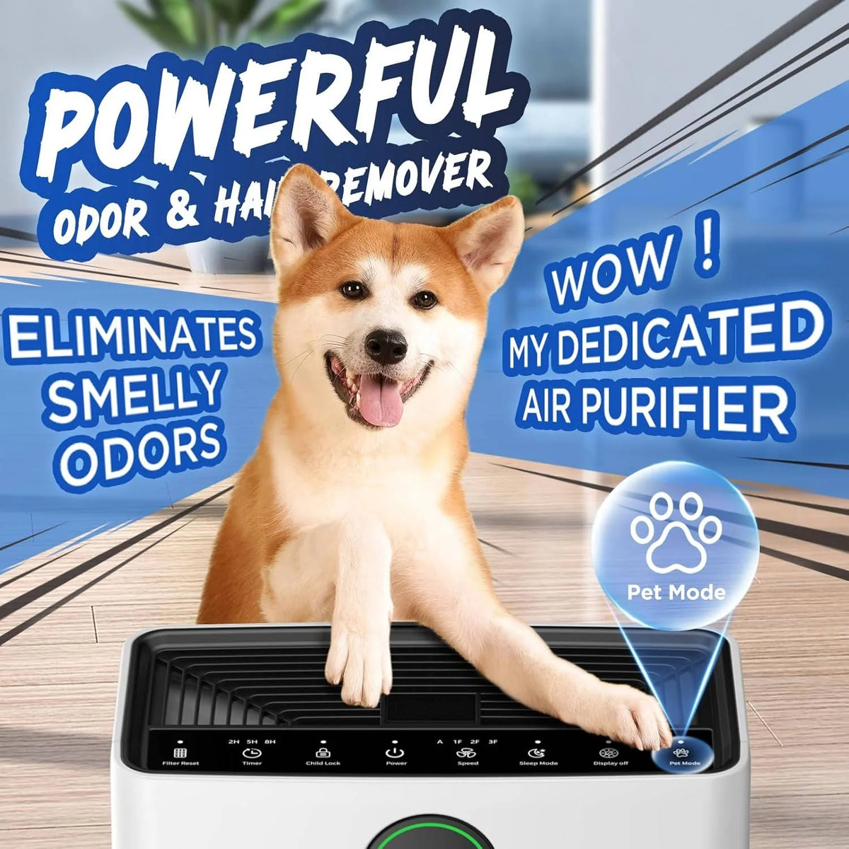 Air Purifier 2200 Sq Ft Pet Mode