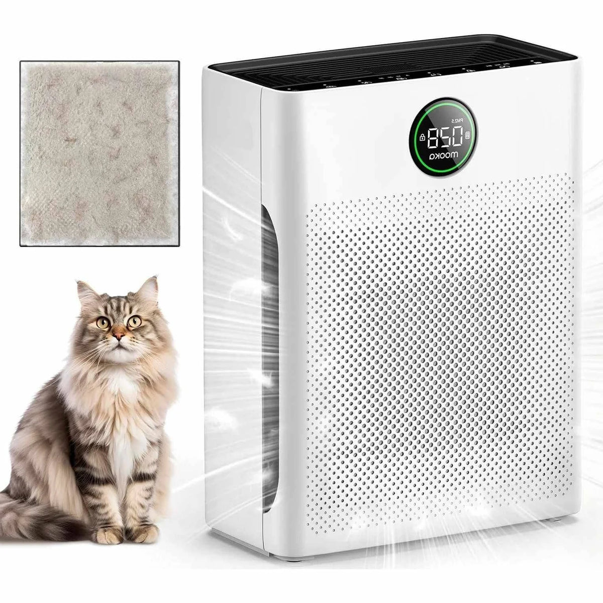 Air Purifier Pet Mode 2200 Sq Ft Coverage