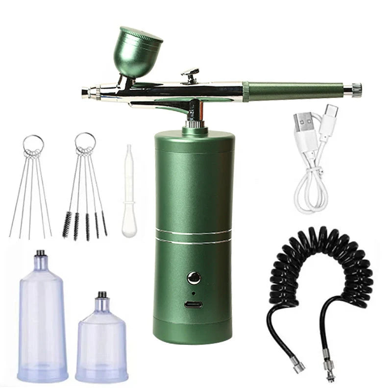 Airbrush Cordless Rechargeable Three Nozzles