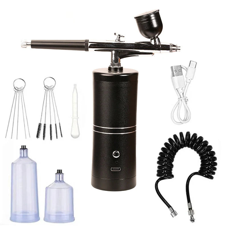 Airbrush Cordless Rechargeable Three Nozzles