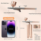 Airbrush Kit Cordless Rechargeable 60+ Minute Runtime