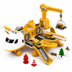 Airplane Playset Multi-Vehicle Durable ABS Plastic