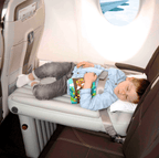 Airplane Seat Bed Inflatable Padded Travel Size