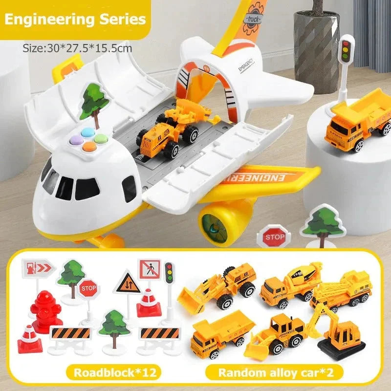 Airplane Toy Set XL Interactive Lights & Sounds