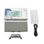 Alarm Clock Curved LED Automatic Dimming Adjustable Snooze