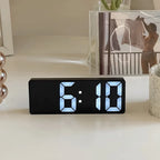 Alarm Clock Mirror LED USB & Battery Powered