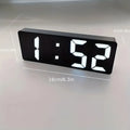 Alarm Clock Mirror LED USB & Battery Powered