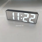 Alarm Clock Mirror LED USB & Battery Powered