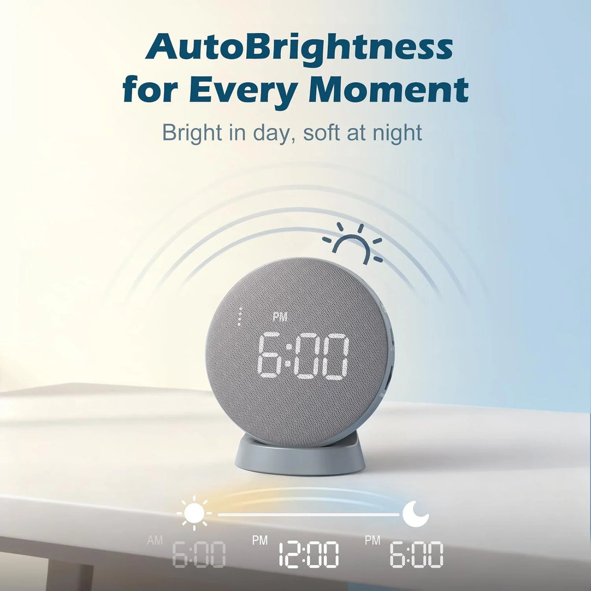 Alarm Clock Rechargeable 110dB Vibrating Bed Shaker