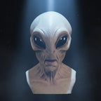 Alien Mask Full-Head Latex Realistic Wrinkled Skin