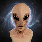Alien Mask Full-Head Latex Realistic Wrinkled Skin