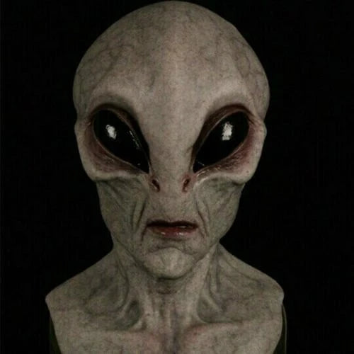 Alien Mask Full Head Latex-Silicone Hand-Painted Built-In Ventilation