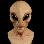Alien Mask Full Head Latex-Silicone Hand-Painted Built-In Ventilation