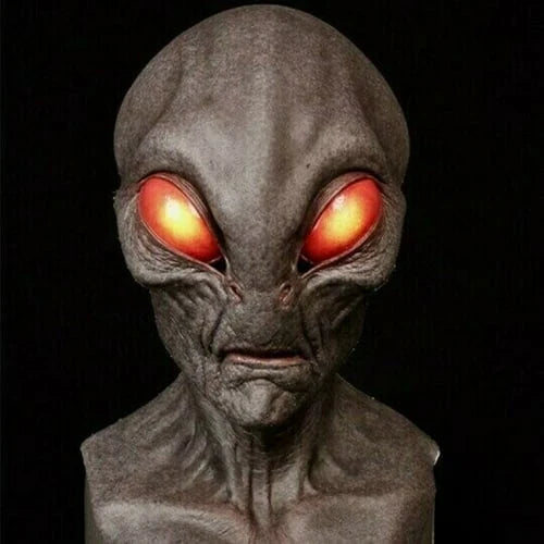 Alien Mask Full Head Latex-Silicone Hand-Painted Built-In Ventilation
