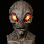Alien Mask Full Head Latex-Silicone Hand-Painted Ventilated