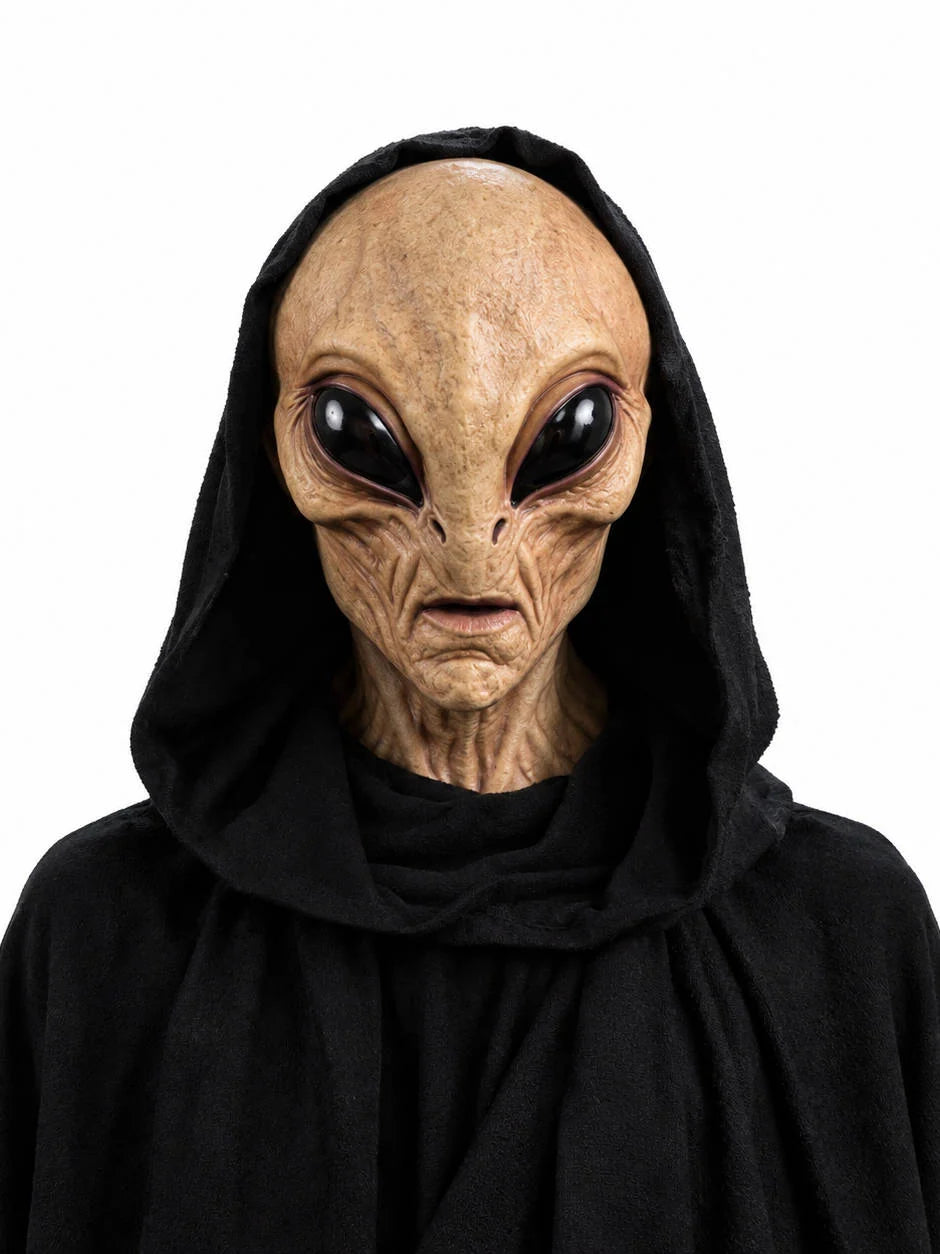 Alien Mask Full Head Soft Flexible Latex Breathable