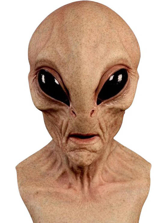 Alien Mask Full Head Soft Flexible Latex Breathable
