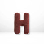 Alphabet Cushion Velvet Customizable 38×30 Cm