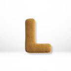 Alphabet Cushion Velvet Customizable 38×30 Cm