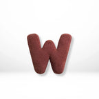 Alphabet Cushion Velvet Customizable 38×30 Cm