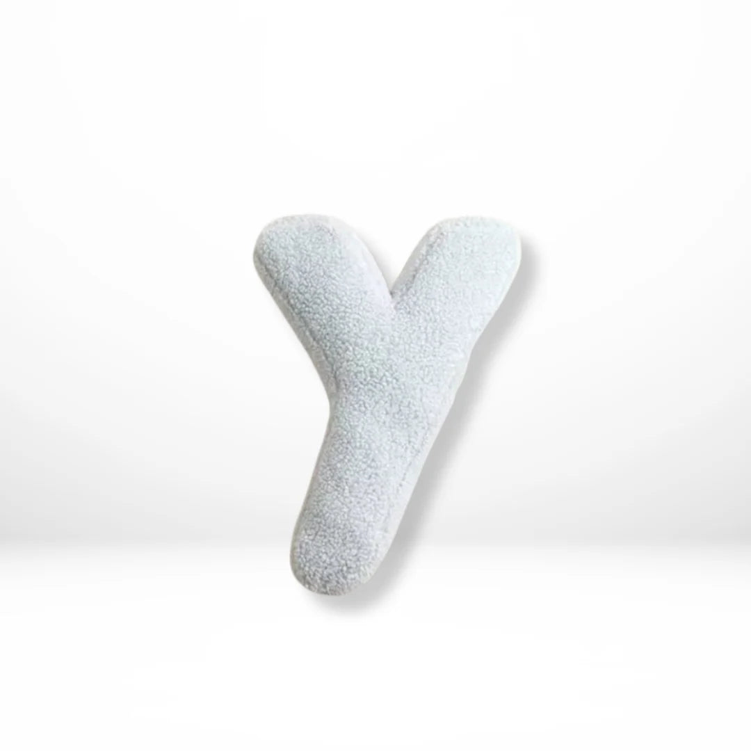Alphabet Cushion Velvet Customizable 38×30 Cm