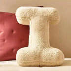 Alphabet Cushion Velvet Customizable 38×30 Cm