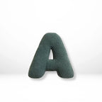 Alphabet Cushion Velvet Customizable 38×30 Cm
