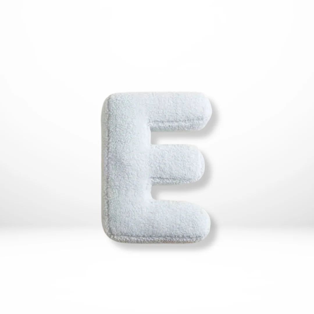 Alphabet Cushion Velvet Customizable 38×30 Cm