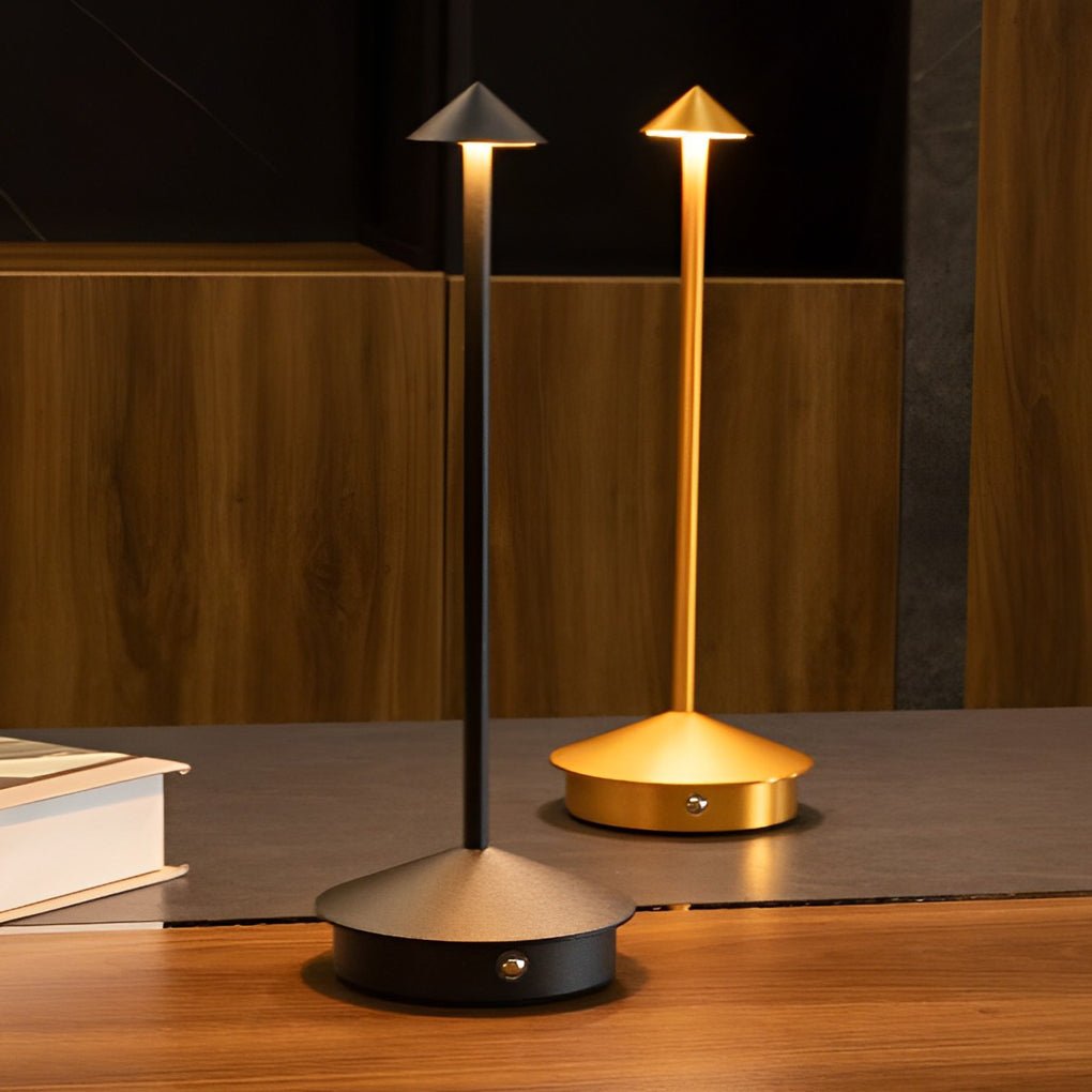 Aluminum Rechargeable Touch-Dimmable Table Lamp