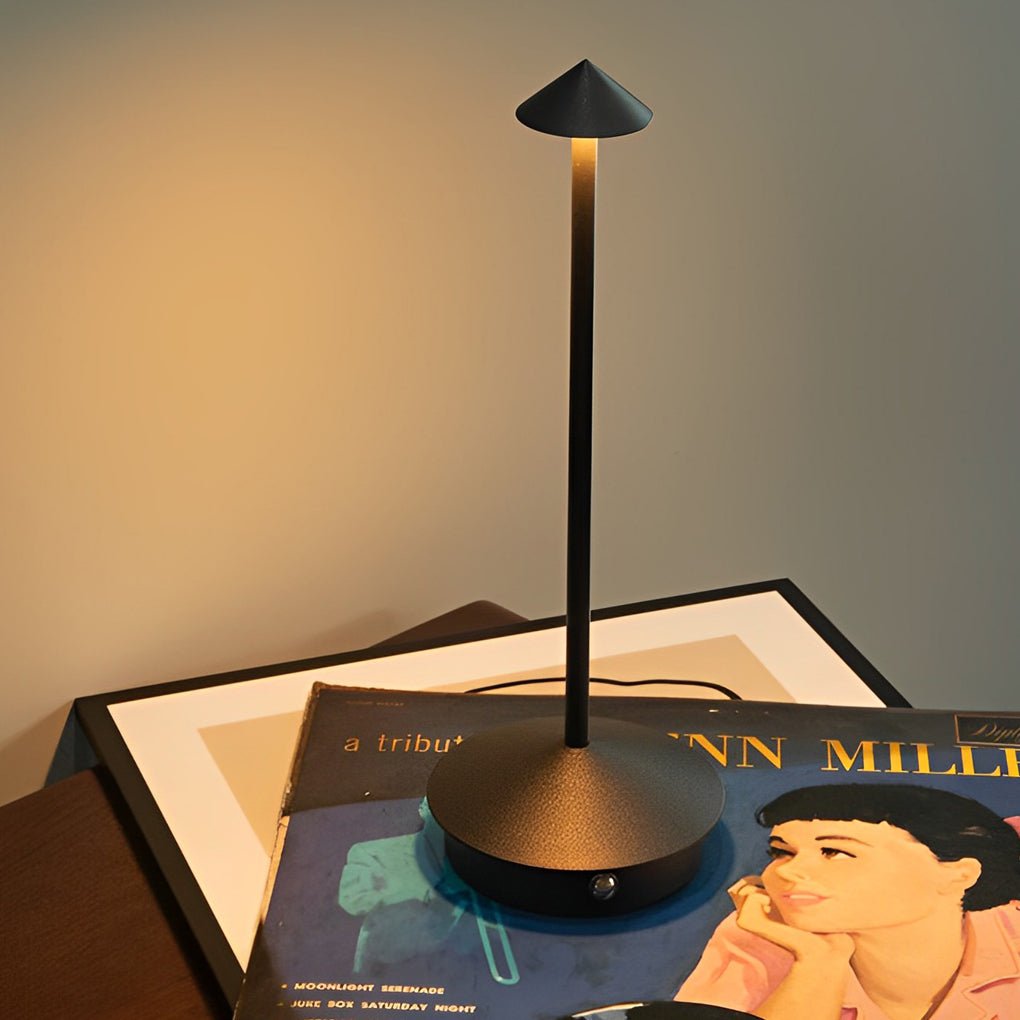 Aluminum Rechargeable Touch-Dimmable Table Lamp