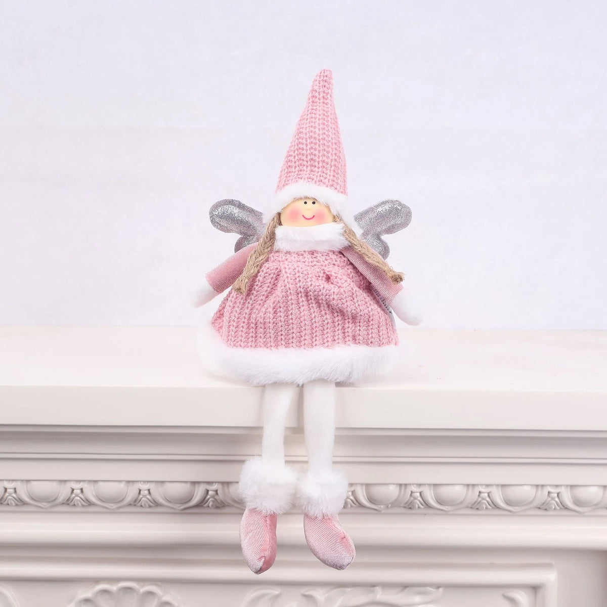 Angel Figurine Handmade Textile Tabletop Holiday Decor