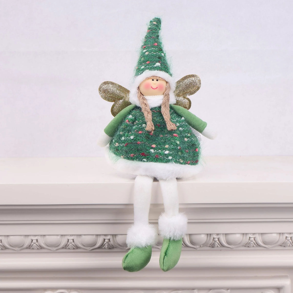 Angel Figurine Handmade Textile Tabletop Holiday Decor