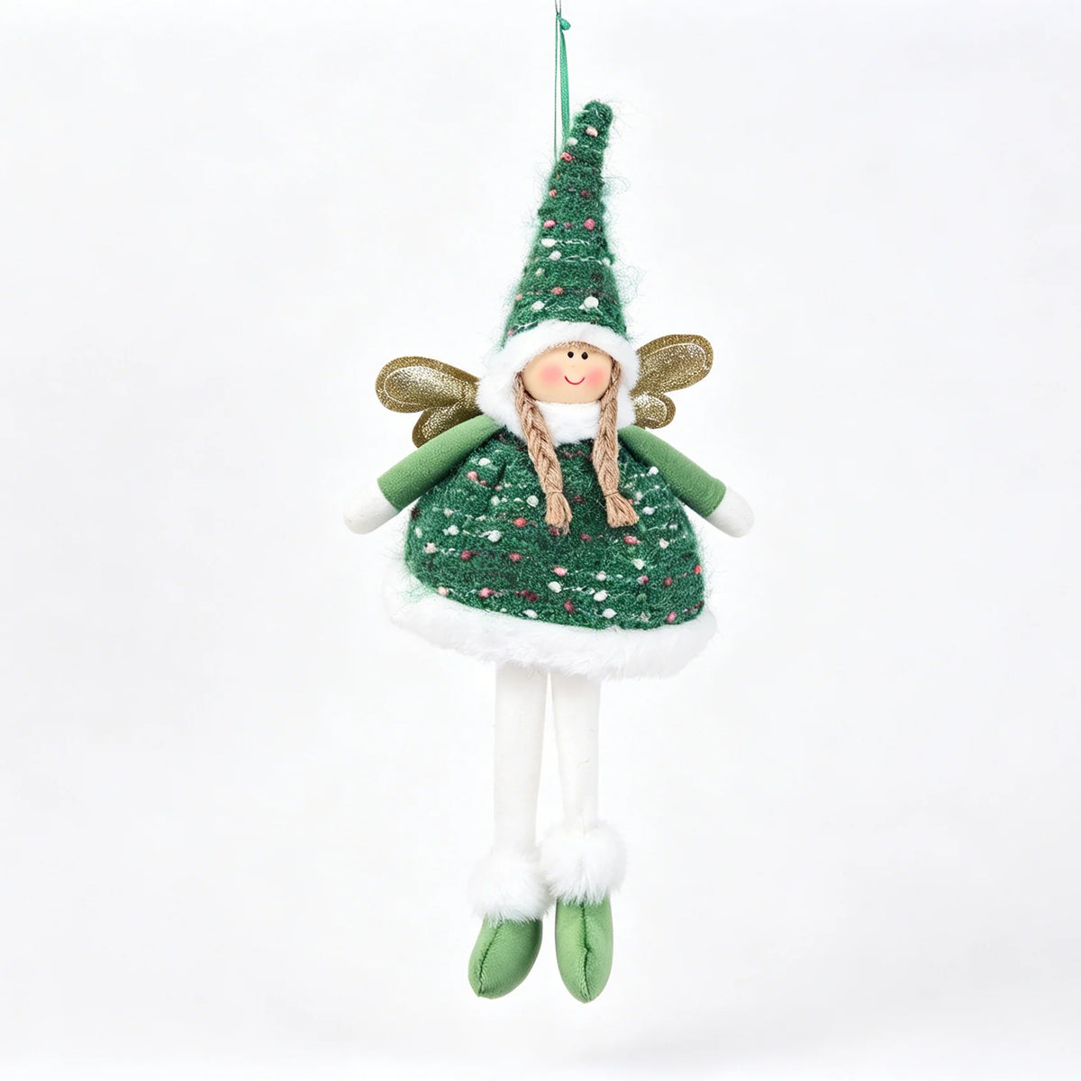 Angel Figurine Handmade Textile Tabletop Holiday Decor