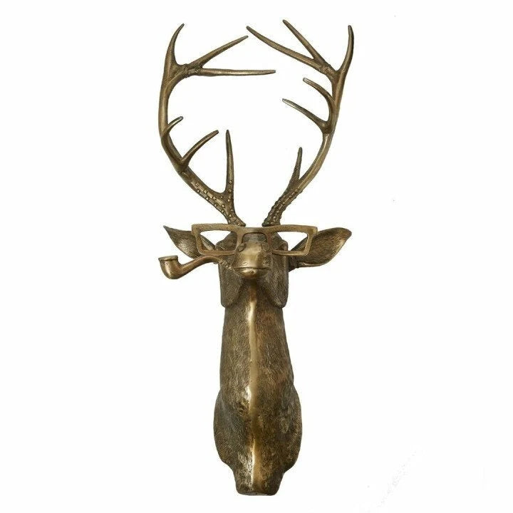 Animal Head Wall Decor Hand-Painted UV-Resistant & Lightweight