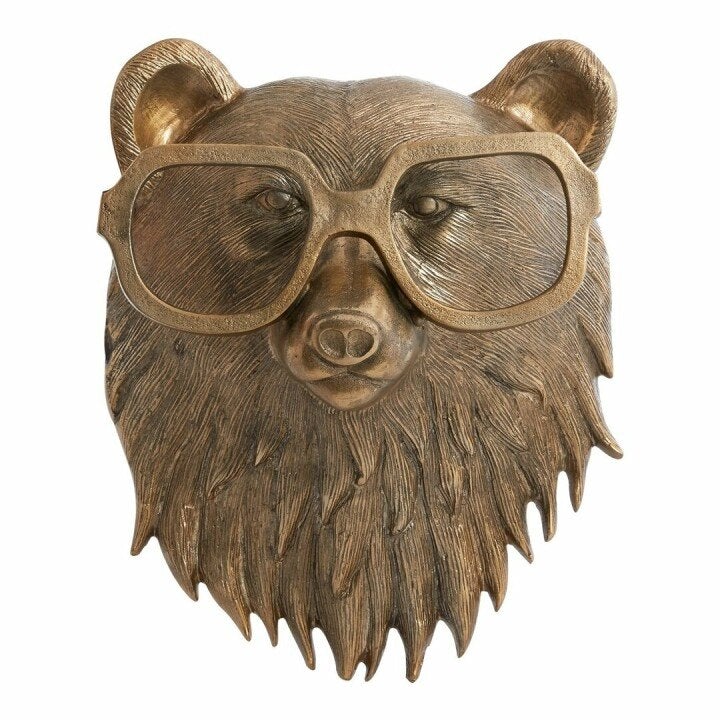 Animal Head Wall Decor Hand-Painted UV-Resistant & Lightweight