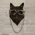 Animal Head Wall Decor Hand-Painted UV-Resistant & Lightweight