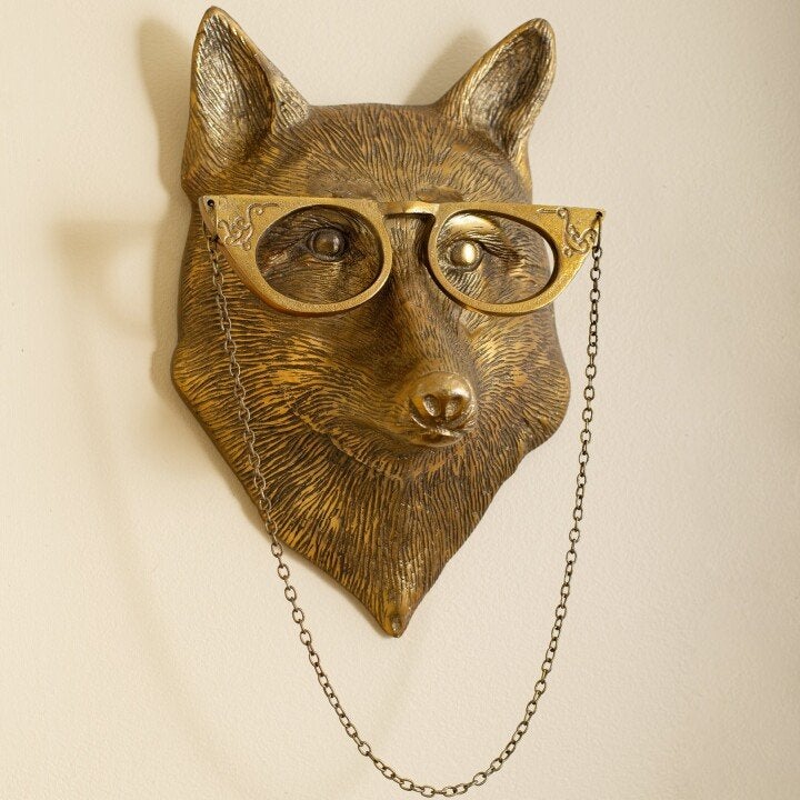 Animal Head Wall Decor Hand-Painted UV-Resistant & Lightweight